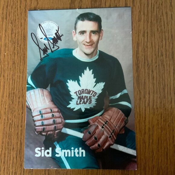 TORONTO MAPLE LEAFS - SID SMITH - SIGNED PHOTOGRAPH - Picture 1 of 2